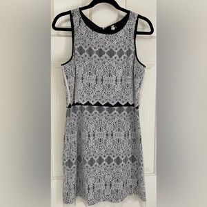 Kensie-medium-lace overlay dress